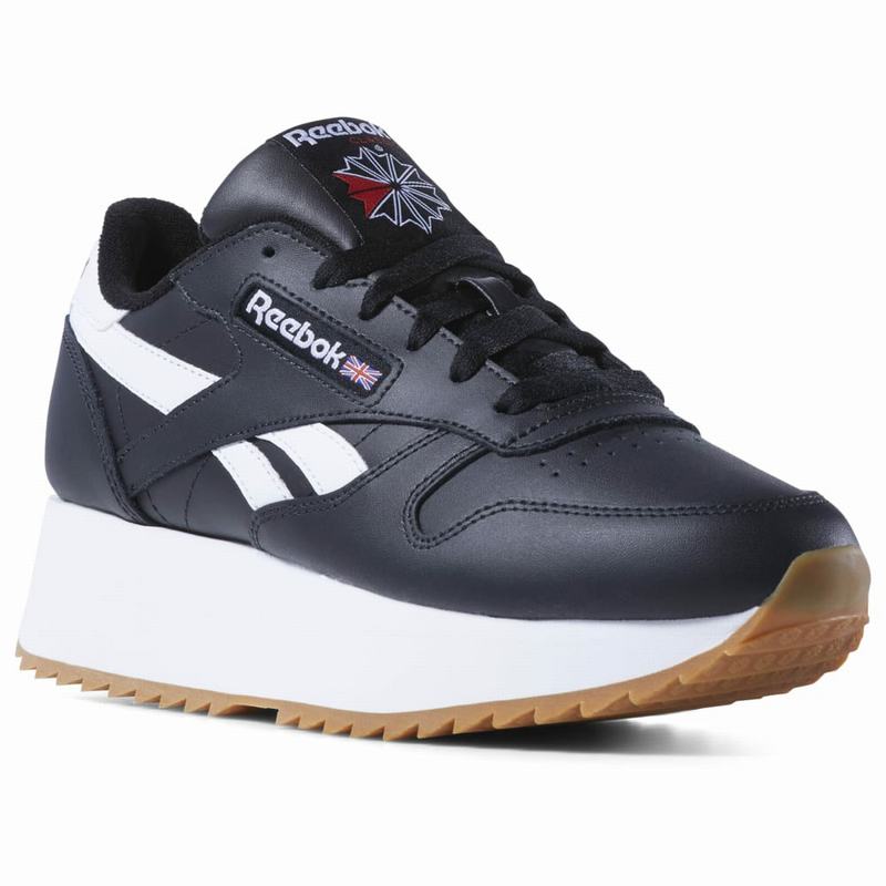Tenisi Reebok Classic Leather Double Dama Bleumarin/Albi Romania DS4582NY